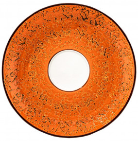 Блюдце 14 см оранжевое  Wilmax "Splash" / 261799
