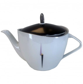 Заварочный чайник 1,1 л  Thun "Сильвия /Сиренево-чёрная стрела" / 232113