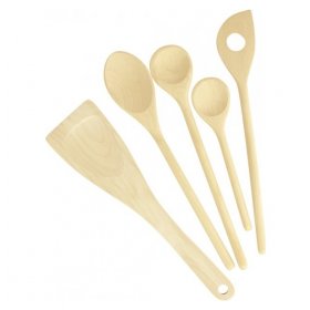 Набор 5 предметов (ложки, лопатка)  деревянные  Tescoma &quot;WOODY&#039; / 084889