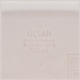 Контейнер 13,5 х 13,5 х 7 см 700 мл салатовый  Ucsan Plastik &quot;Ucsan&quot; / 296215