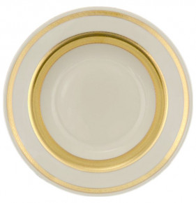 Набор тарелок 23 см 6 шт глубокие  Falkenporzellan "Констанц /Двойная золотая лента /9321" крем. / 017264