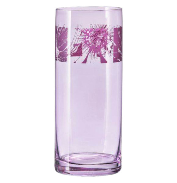 Ваза для цветов 26 см пурпурная  Crystalex CZ s.r.o. &quot;Летние цветы&quot; / 300276