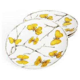 Набор тарелок 15 см 4 шт  Michael Aram &quot;Butterfly Ginkgo&quot; / 384868