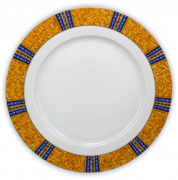 Блюдо 30 см круглое  Thun &quot;Кайро /Сине-желтые полоски&quot; / 232451