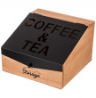 Шкатулка для чая 18 х 18 х 12 см  LEFARD &quot;Coffee &amp; Tea time&quot; / 254852