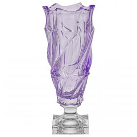 Ваза для цветов 38 см н/н  Bohemia Treasury &quot;Фламенко /Сиреневая&quot; / 374026