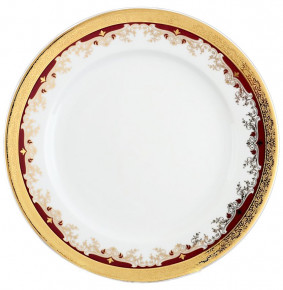 Набор тарелок 27 см 6 шт  Thun "Кристина /Лилии на красном" / 056215