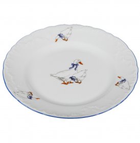 Тарелка 19 см 1 шт  Cmielow &quot;Рококо /Гуси&quot; / 127639