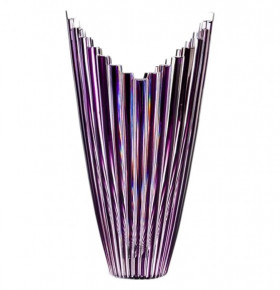 Ваза для цветов 27 см  Aurum Crystal "Микадо /Фиолет" / 152814