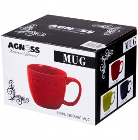 Кружка 500 мл  Agness "Mug /Синяя" / 228656