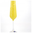 Бокалы для шампанского 200 мл 6 шт  Crystalex CZ s.r.o. &quot;Сандра /Жёлтые&quot; / 146888