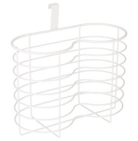 Органайзер для туалетной бумаги 26 х 12 х 20 см навесной /белый / 281314