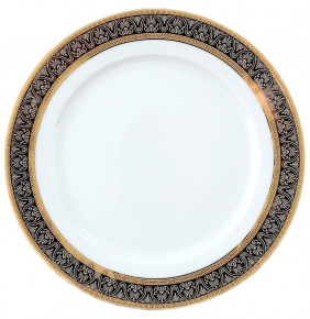 Набор тарелок 22 см 6 шт глубокие  Thun "Опал /Платина с золотом" / 020572