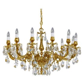 Люстра 12 рожковая хрусталь  Prousek "Проусек" / 048090