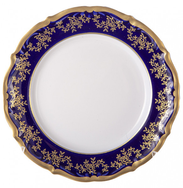 Набор тарелок 17 см 6 шт  Leander &quot;Мария-Тереза /Золотые веточки /Кобальт&quot; / 229202