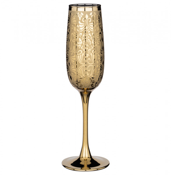Бокалы для шампанского 175 мл 3 шт  LEFARD &quot;Золотой либерти&quot; / 235217
