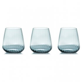 Стаканы для виски 450 мл 6 шт дымчатые  Le Stelle "Opium" (подарочная упаковка) / 330091