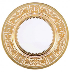 Набор тарелок 28 см 6 шт  Falkenporzellan "Диадема /Белая крем золото" / 146484