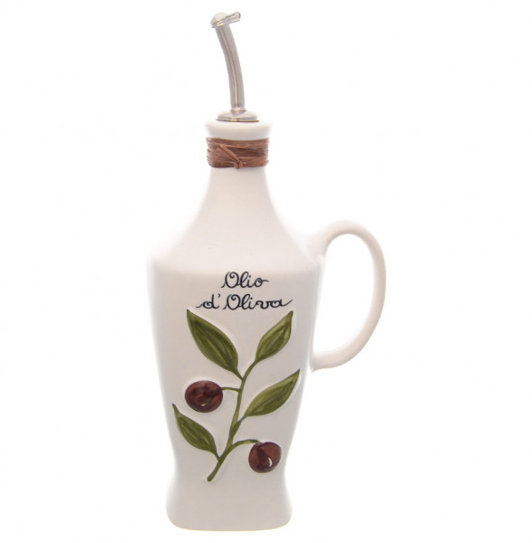 Бутылка для масла 29 см 750 мл  Artigianato Ceramico by Caroline &quot;Oliere Classiche&quot; белая / 228277
