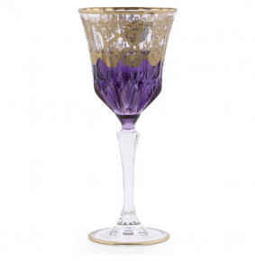 Бокалы для красного вина 280 мл 6 шт фиолетовые  Art Decor "Адажио /Зеркало Арлекина" / 246868