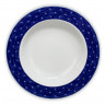 Набор тарелок 22 см 6 шт глубокие  Thun "Кайро /Сине-желтые полоски" / 244772