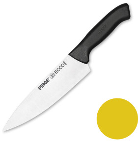 Нож поварской 19 см желтая ручка  PIRGE "Ecco" / 321690