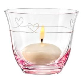 Подсвечник 18 см  Crystalex CZ s.r.o. "Сердечки /K0825" / 313406