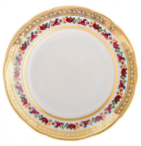 Набор тарелок 17 см 6 шт  Bohemia Porcelan Moritz Zdekauer 1810 s.r.o. "Анжелика /Цветочный венок" / 098026