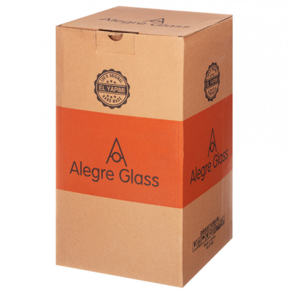 Банки для сыпучих продуктов 15 х 28 см 2 секции с крышкой н/н  Alegre Glass &quot;Sencam&quot; / 289090