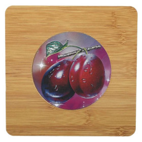 Подставка под горячее квадратная Royal Classics "Сливы" / 140512