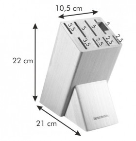 Блок для 8 ножей, ножниц для птицы/точилки  Tescoma "NOBLESSE" / 220968