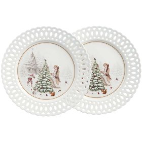 Набор тарелок 26,5 см 2 шт  Arti-M Collection "Морозко" / 379677
