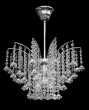 Люстра 1 рожковая хрусталь /никель  Titania Lux &quot;Титания Люкс&quot; h-41 см, диаметр-36 см, вес 3,5 кг / 009613