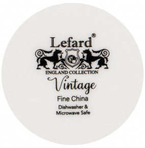 Подставка для чайного пакетика 11 х 9 х 2 см белая  LEFARD "Винтаж /Пионы" / 233558