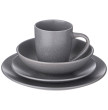 Набор посуды на 4 персоны 16 предметов серый  Bronco &quot;Moments&quot; / 339272