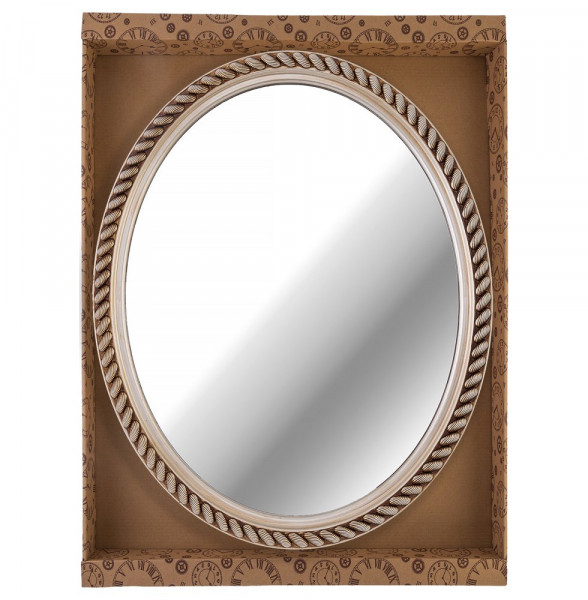 Зеркало настенное 52 см овальное серебро  LEFARD &quot;LOVELY HOME&quot;  / 188016