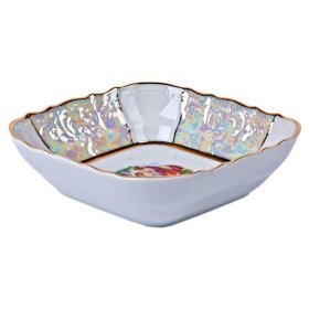 Салатник 16 см квадратный  Thun "Бернадотт /Мадонна перламутр" / 024318