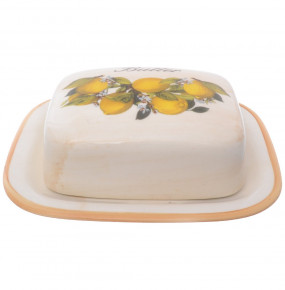 Маслёнка 16 х 13 х 6 см  Ceramica Cuore "Лимоны"  / 226223