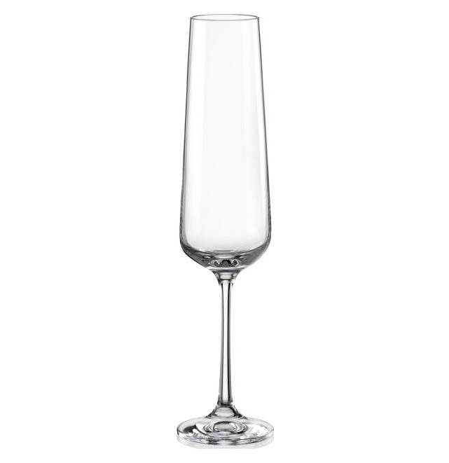 Бокалы для шампанского 200 мл 6 шт  Crystalex CZ s.r.o. &quot;Сандра /Без декора&quot; / 134671