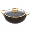 Набор посуды 7 предметов антипригарное покрытие чёрный  Repast &quot;Leydi /Elite Royal&quot; / 288450