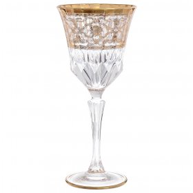 Бокалы для красного вина 280 мл 6 шт  RCR Cristalleria Italiana SpA "Timon /Адажио /С золотом" / 156129