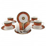 Набор чайных пар 200 мл 6 шт высокие  Leander "Сабина /Версаче /Красная лента" / 159102
