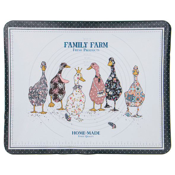 Коврик для раскатки теста 50 х 39 см  Agness &quot;Family farm&quot; / 337302