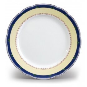 Тарелка 19 см 1 шт  Thun &quot;Роза /Синие вишни&quot; / 232307