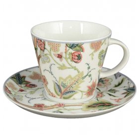 Набор чайных пар 260 мл 6 шт  Thun &quot;Tом /Цветочная фантазия&quot; / 100065