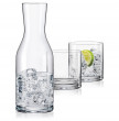 Набор для воды 3 предмета (графин 850 мл + 2 стакана по 280 мл)  Bohemia Glass &quot;Барлайн /Без декора&quot;  / 244000