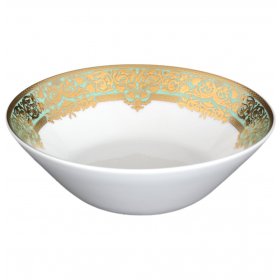 Набор салатников 18 см 6 шт  Falkenporzellan &quot;Наталия /Бирюза в золотой роскоши&quot; / 110049