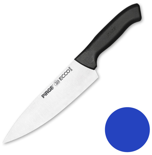 Нож поварской 19 см синяя ручка  PIRGE &quot;Ecco&quot; / 321688