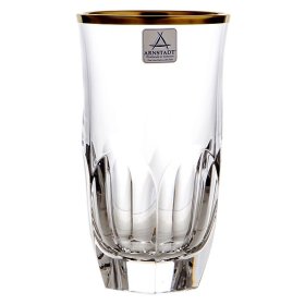 Стаканы для воды 300 мл 6 шт  Arnstadt Kristall &quot;Полаис /Золотая кайма&quot; / 065731