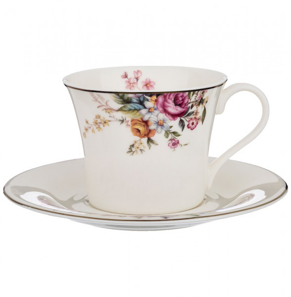 Набор чайных пар 200 мл 6 шт  LEFARD &quot;Бабочки и цветы&quot; / 186236